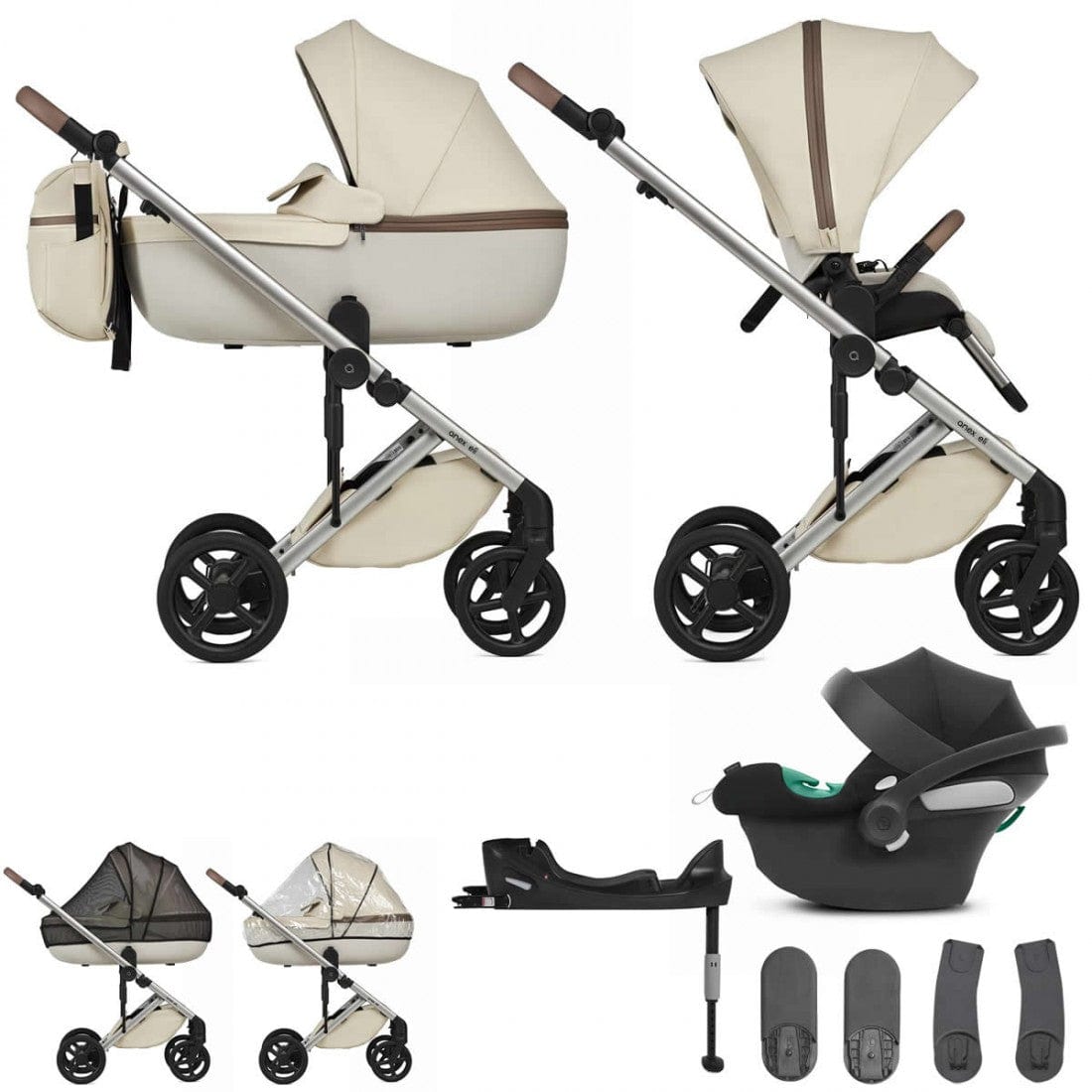 Anex Eli Travel System 3 in 1 Cybex Aton B2 and Isofix - Muse  Anex   