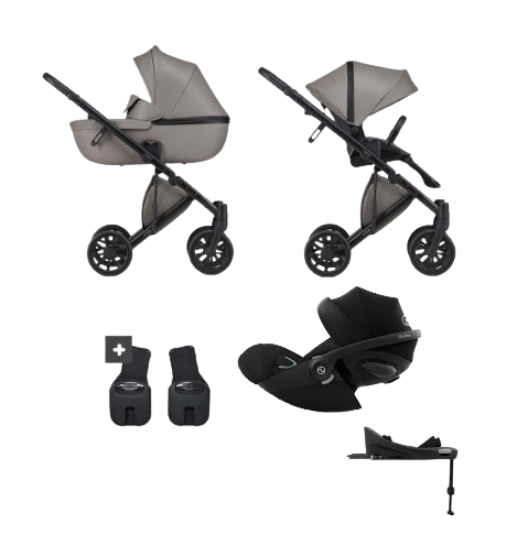 Anex Baby E Type Travel System Cybex Cloud G Car Seat & Isofix - Luna
