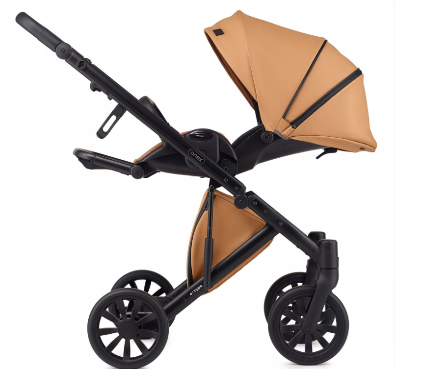 Anex Baby E Type Travel System Aton B Car Seat and Base - Caramel