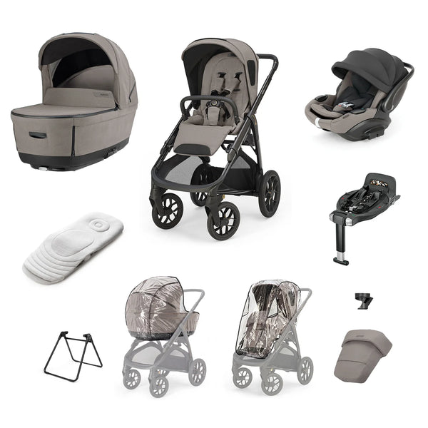 Inglesina Aptica XT 3-in-1 Travel System 2026 – Tundra Beige | Lie-Flat Car Seat & 360° Base