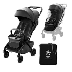 Airby Lightweight Travel Stroller –Black
