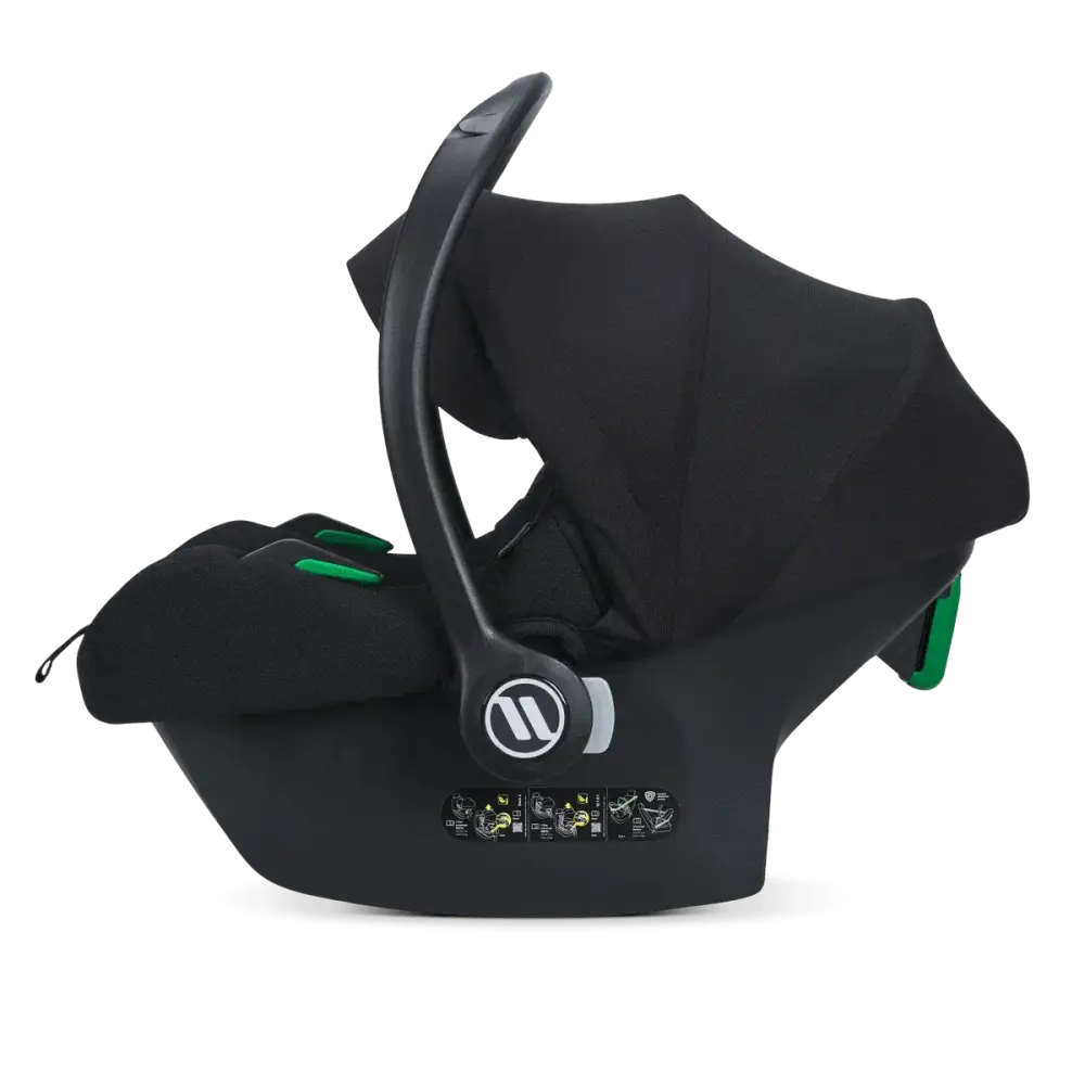 Avionaut Cosmo Airflow i-Size Infant Carrier with Dock 2 Isofix Base - Black Avionaut
