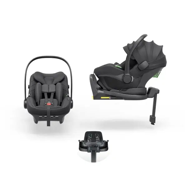 Avionaut Pixel 3 Infant Carrier & Orbit Isofix Bundle– Black (40–86cm | 0–13kg)