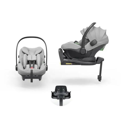 Avionaut Pixel 3 Infant Carrier & Orbit Isofix Bundle– Grey (40–86cm | 0–13kg)