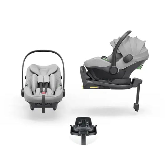 Avionaut Pixel 3 Infant Carrier & Orbit Isofix Bundle– Grey (40–86cm | 0–13kg)