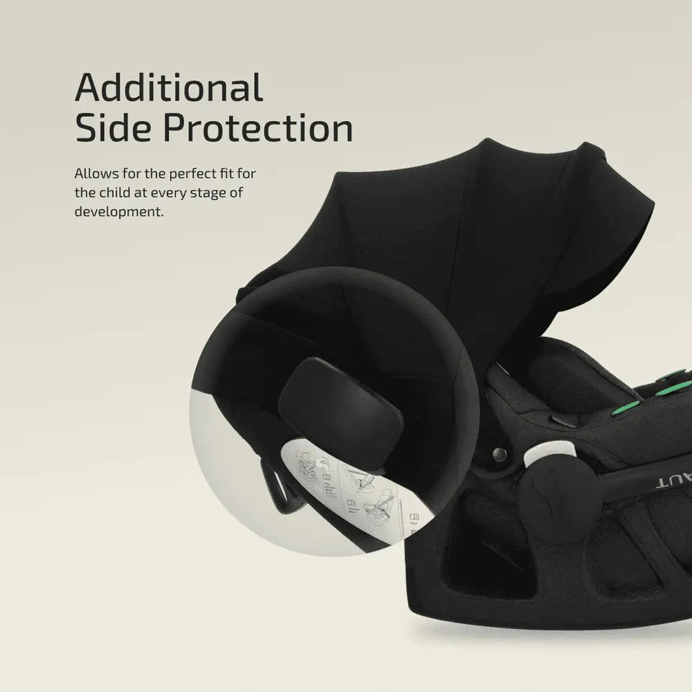 Avionaut Pixel PRO 2.0 C Black – 2.5kg i-Size Infant Carrier (40–86cm) Avionaut