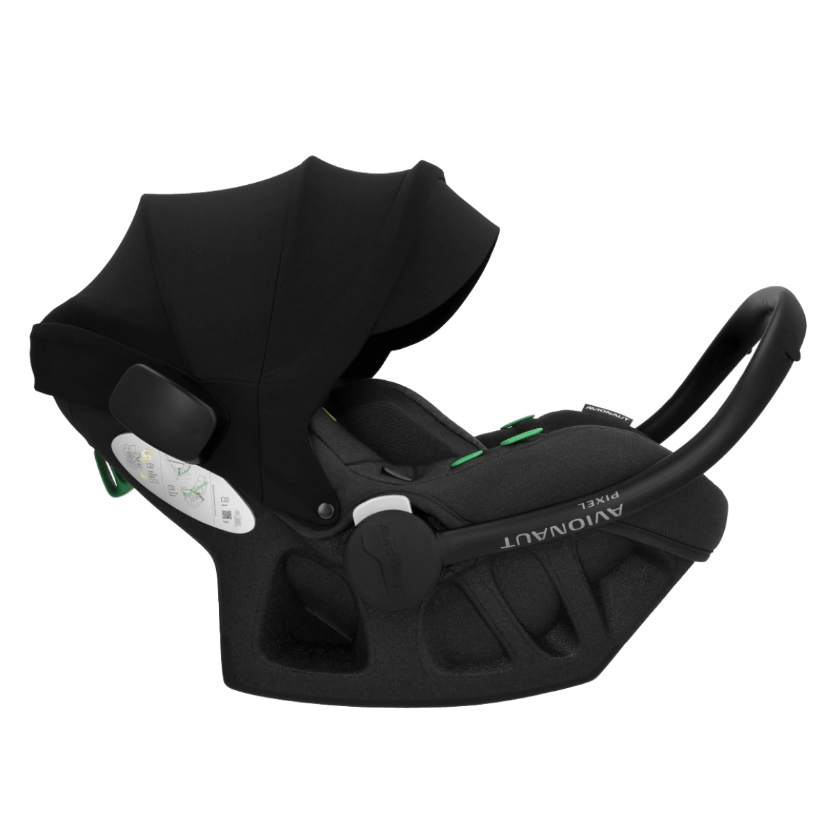 Avionaut Pixel Pro Black Infant Carrier and Orbit Rotating Isofix Base  Avionaut   