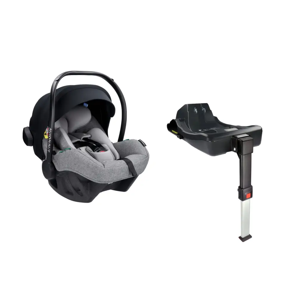 Avionaut Pixel PRO 2.0C + Dock 2 Base Grey – i-Size 2.5kg Infant Carrier Avionaut