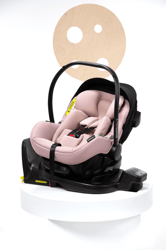 Avionaut Pixel Pro Pink Infant Carrier and Orbit Rotating Isofix Base  Avionaut   