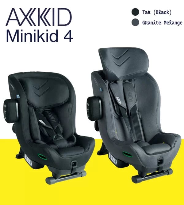 Axkid MiniKid 4 Rear Facing Car Seat - Granite Grey Melange  AxKid   