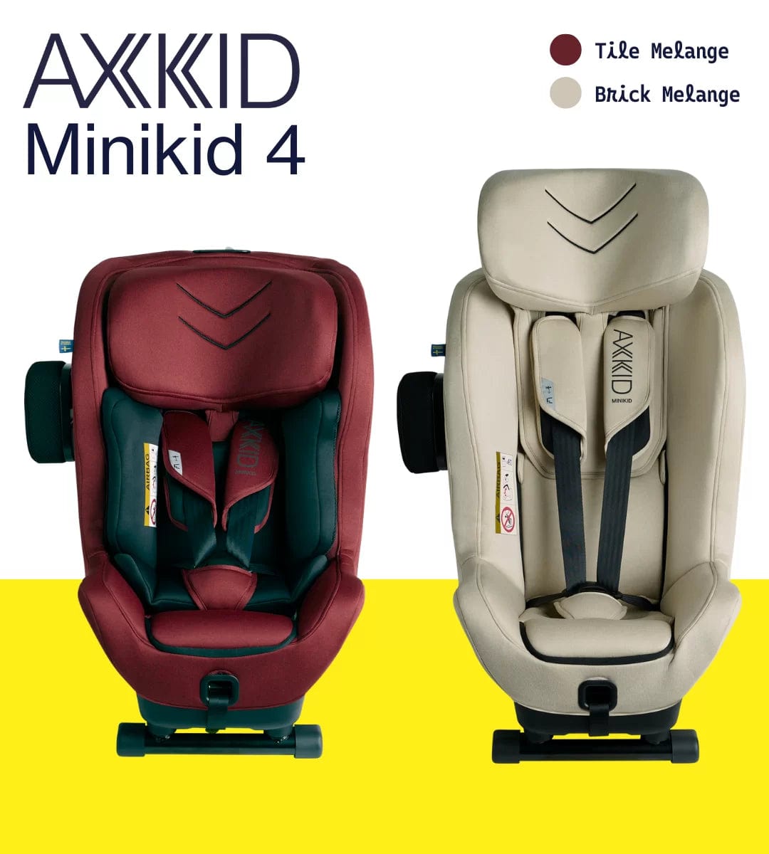 Axkid MiniKid 4 Rear Facing Car Seat - Tile Red Melange  AxKid   