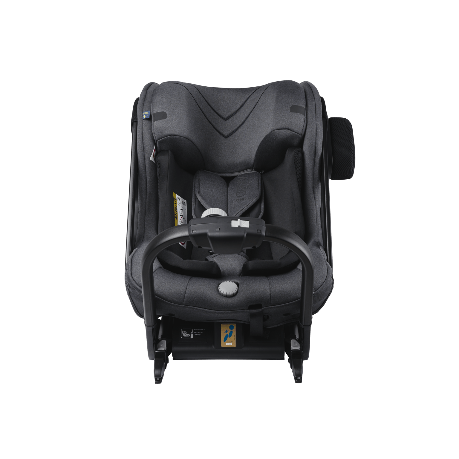 AxKid One+ 2 Extended Rear Facing Car Seat - Grey Melange  AxKid   