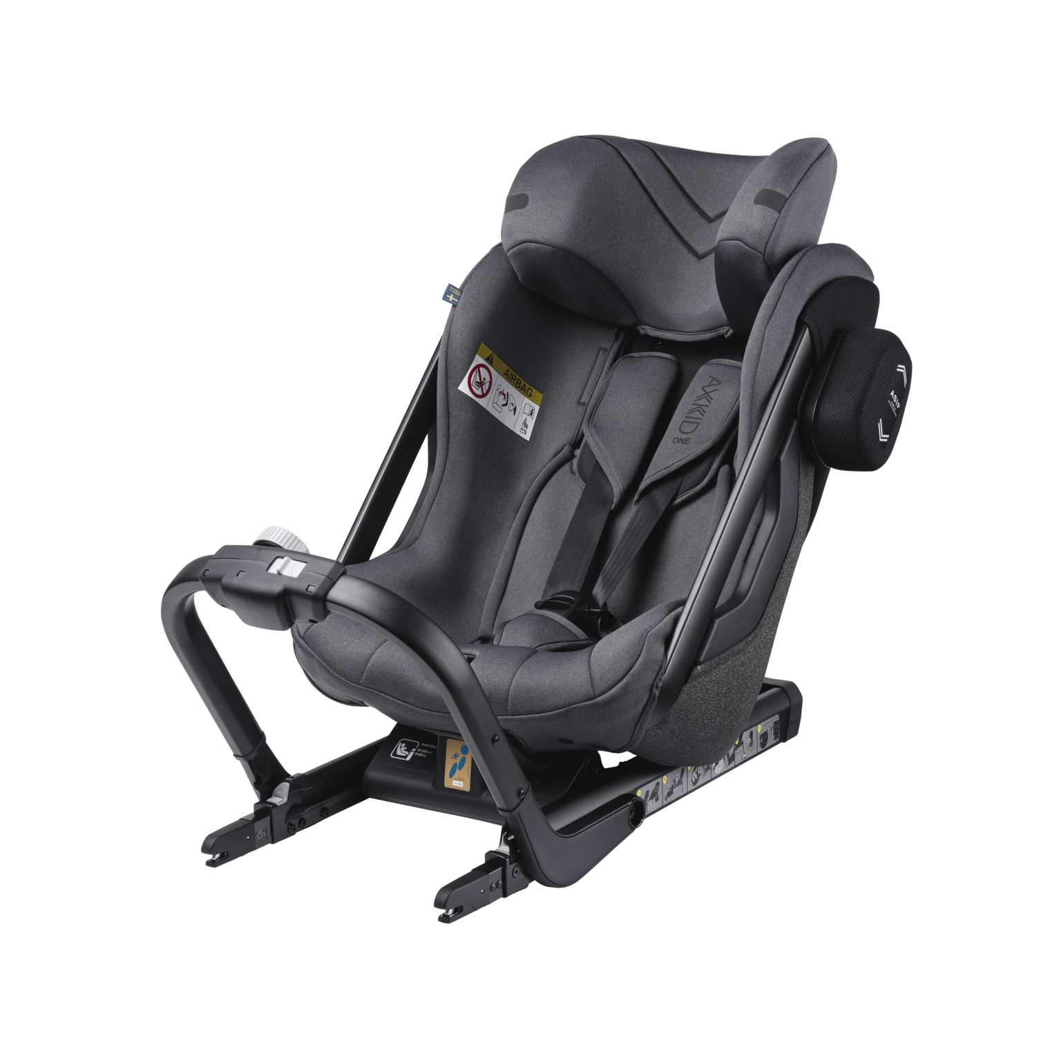 AxKid One+ 2 Extended Rear Facing Car Seat - Grey Melange  AxKid   