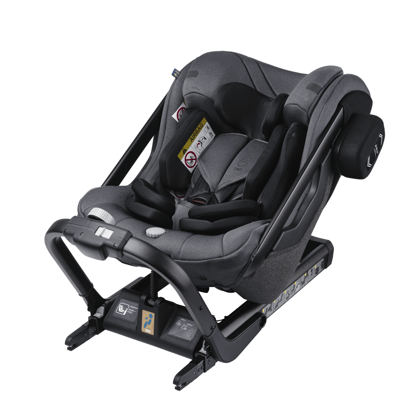 AxKid One+ 2 Extended Rear Facing Car Seat - Grey Melange  AxKid   