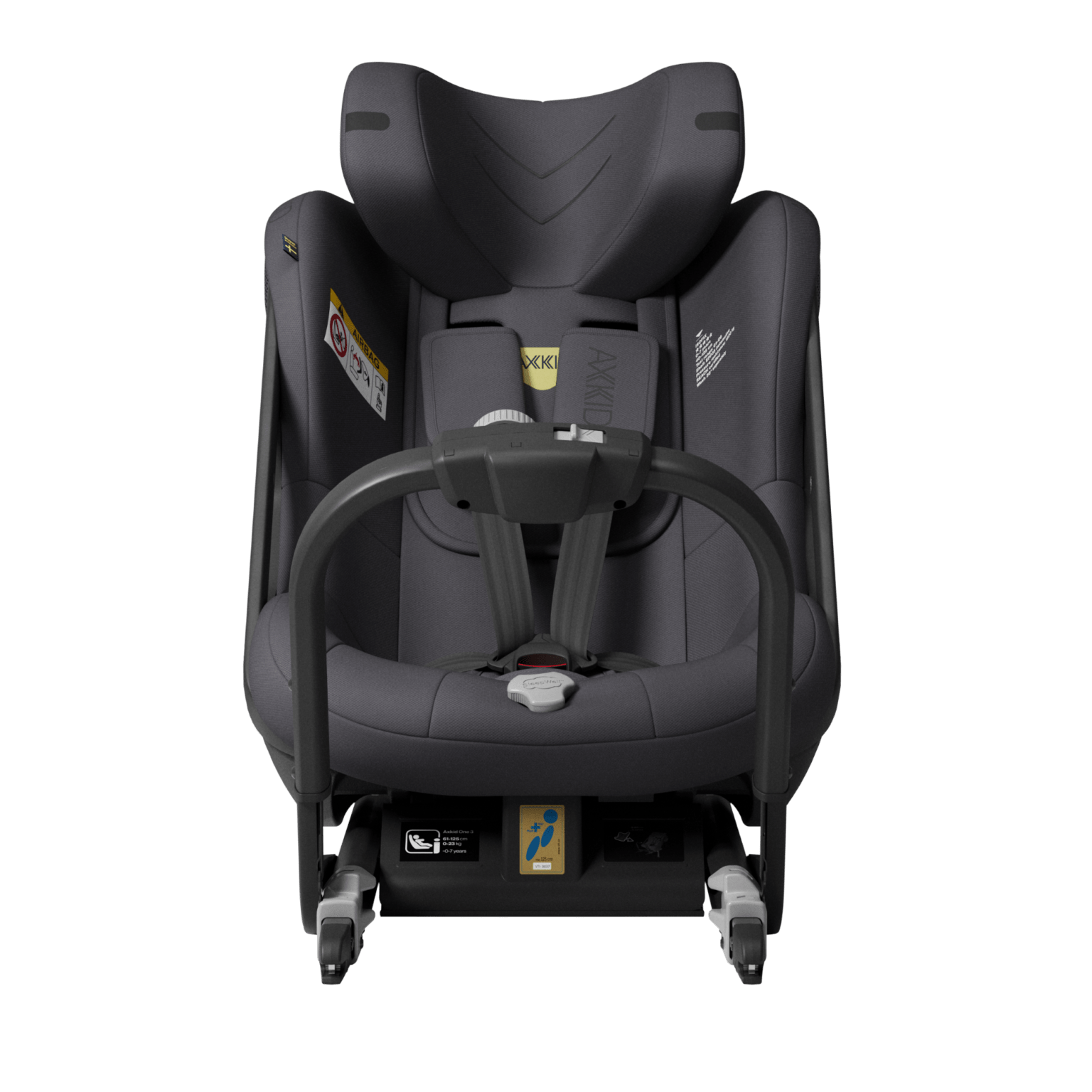 AxKid One+ 3 Extended Rear Facing Car Seat - Artic Mist Grey  AxKid   