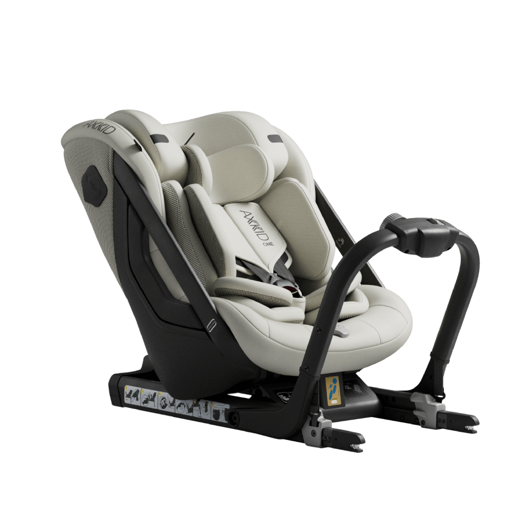 AxKid One+ 3 Extended Rear Facing Car Seat - Beige  AxKid   