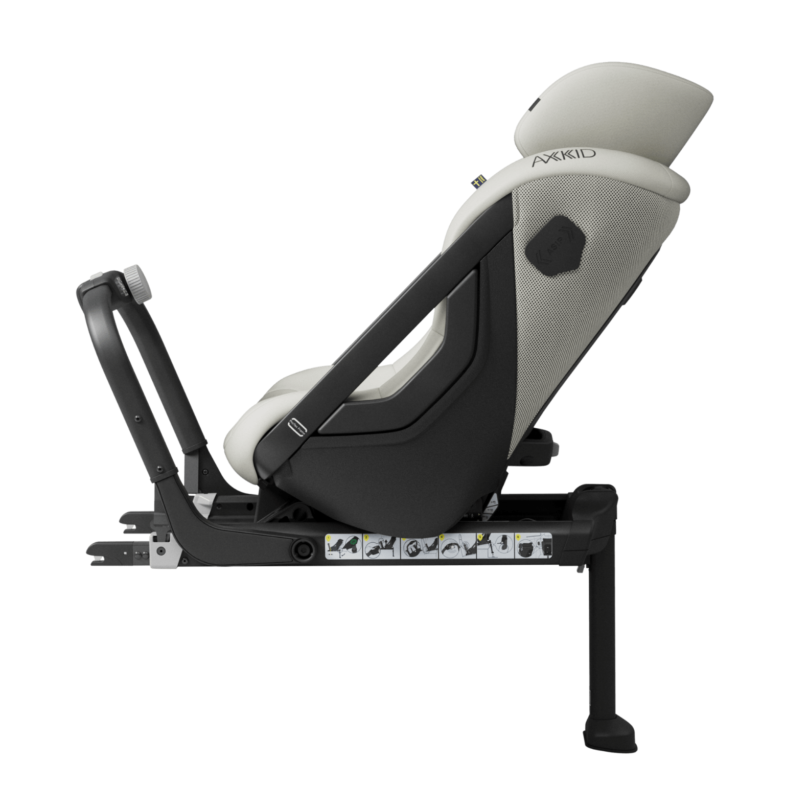 AxKid One+ 3 Extended Rear Facing Car Seat - Beige  AxKid   