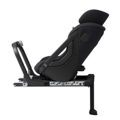 AxKid One+ 3 Extended Rear Facing Car Seat - Coastal Storm Black AxKid