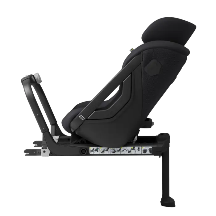 AxKid One+ 3 Extended Rear Facing Car Seat - Coastal Storm Black AxKid