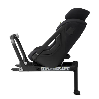 AxKid One+ 3 Extended Rear Facing Car Seat - Coastal Storm Black AxKid