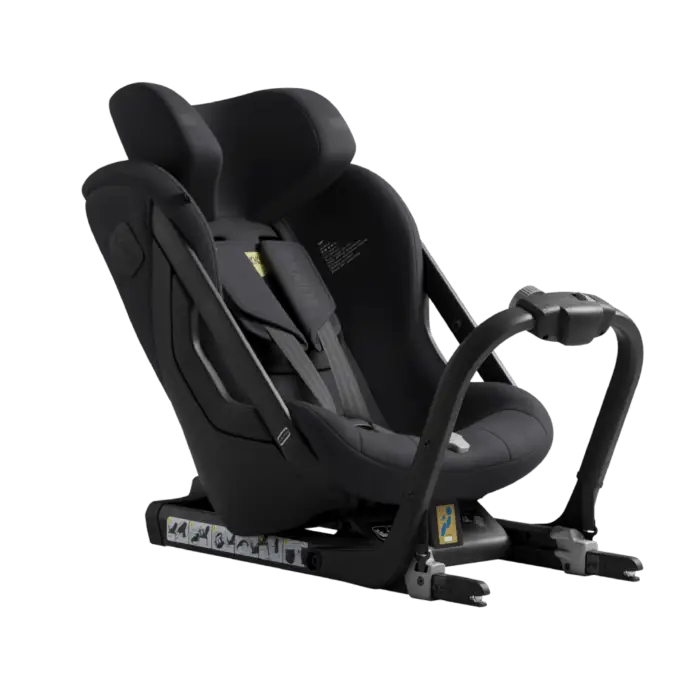 AxKid One+ 3 Extended Rear Facing Car Seat - Coastal Storm Black AxKid