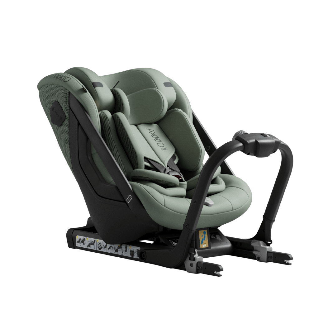 AxKid One+ 3 Extended Rear Facing Car Seat - Nordic Bloom Green  AxKid   