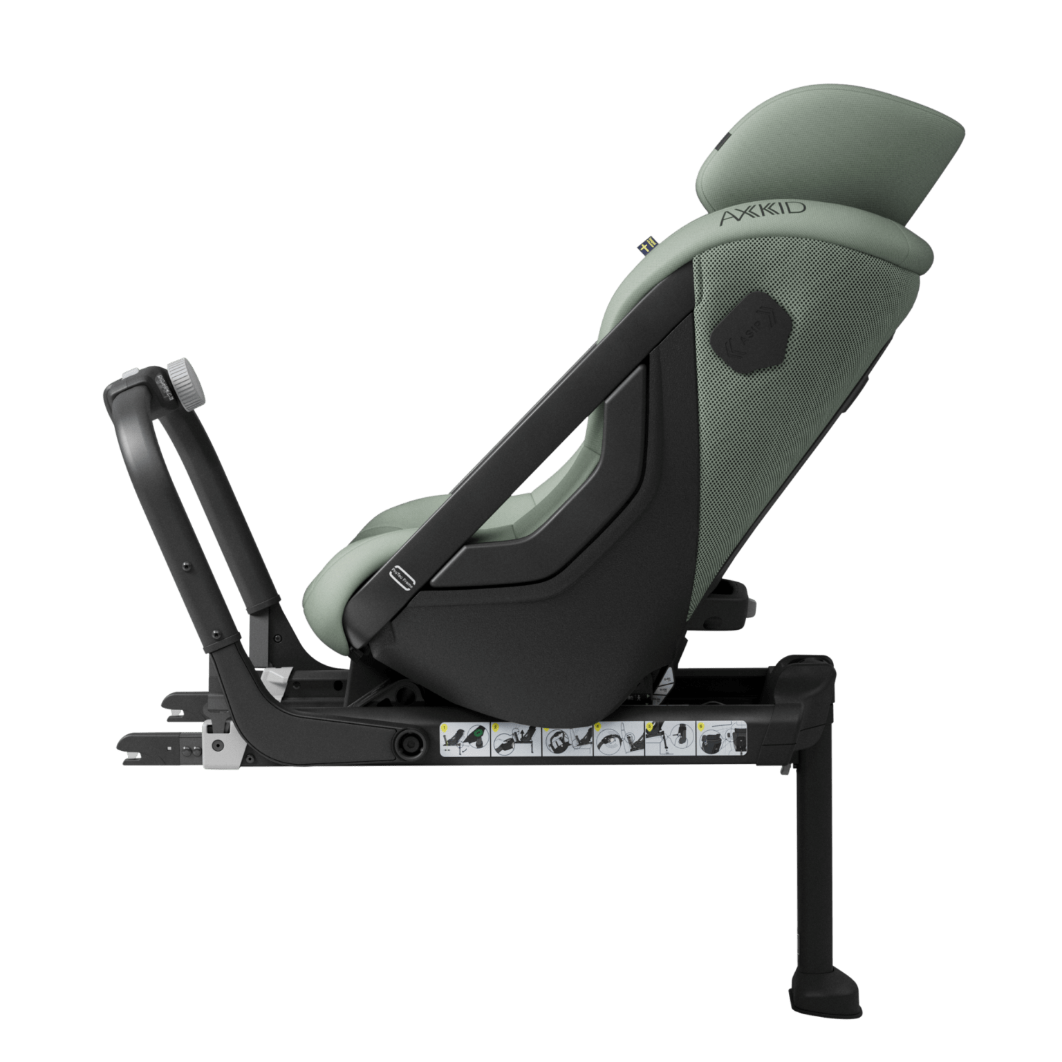 AxKid One+ 3 Extended Rear Facing Car Seat - Nordic Bloom Green  AxKid   