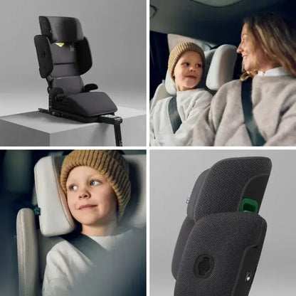 Axkid Up Arctic Mist Grey – High Back Booster Seat (4–12 Years, 100–150 cm) AxKid
