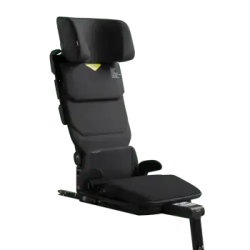Axkid Up Coastal Storm Black – High Back Booster Seat (4–12 Years, 100–150 cm) AxKid