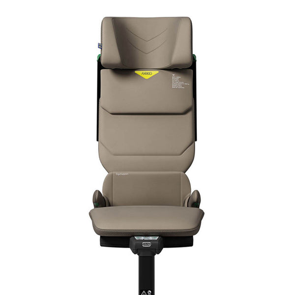 Axkid Up Driftwood Beige – High Back Booster Seat (4–12 Years, 100–150 cm)