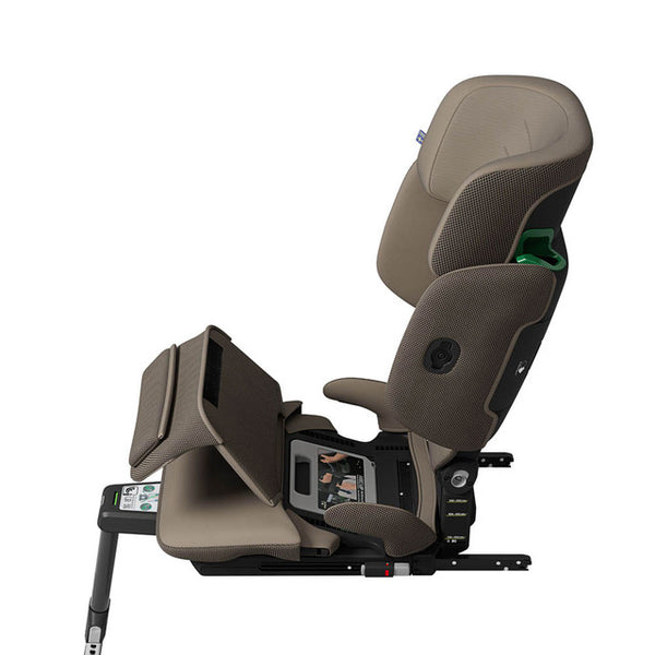 Axkid Up Driftwood Beige – High Back Booster Seat (4–12 Years, 100–150 cm)