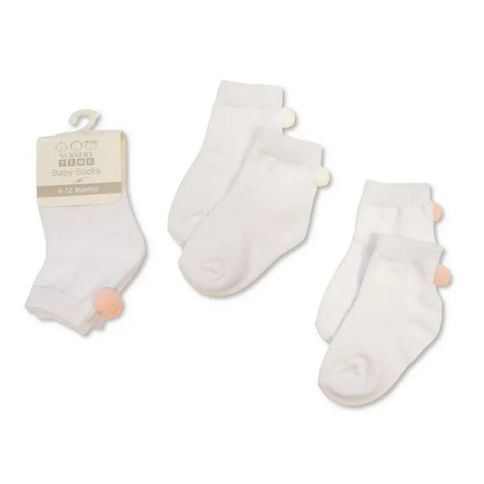 Baby Ankle Pom Socks