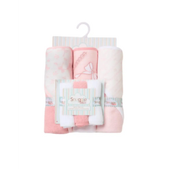 Baby Bath Time Wash Set - Pink Bows