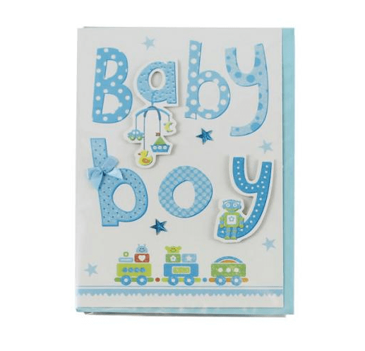 Baby Boy Handmade Card General Not specified   