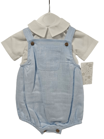 Baby Boys Blue 2 Piece Romper Fashion little star   