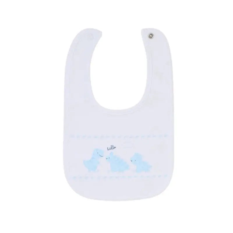 Baby Boys Blue & Ivory Dinosaur 5-Piece Layette Set