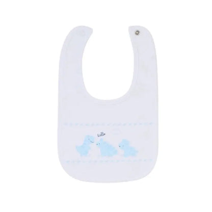 Baby Boys Blue & Ivory Dinosaur 5-Piece Layette Set