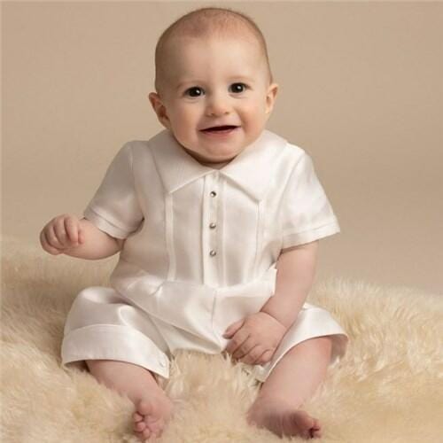 Baby Boys Christening Romper Oscar - ivory  Sevva 0-6m  