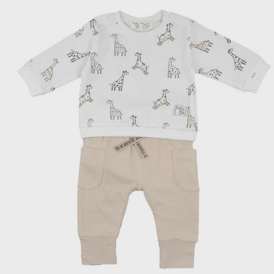 Baby Boys Giraffe 2 Piece Set General Baby Bol   