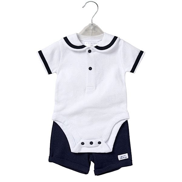 Baby Boys Navy Short Set General rock a bye baby   