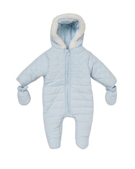 Baby Boys Sky Padded Snowsuit - Baby Blue General rock a bye baby   