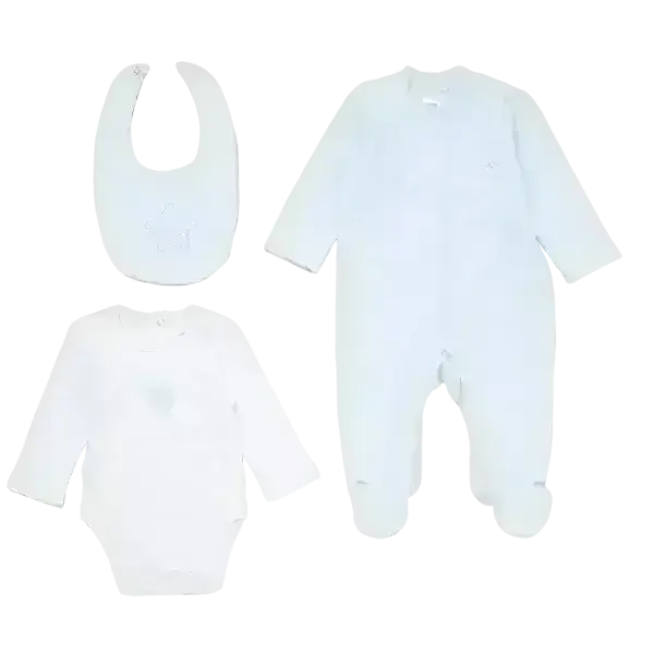 rock a bye baby Baby Boys Star textured Layette Set