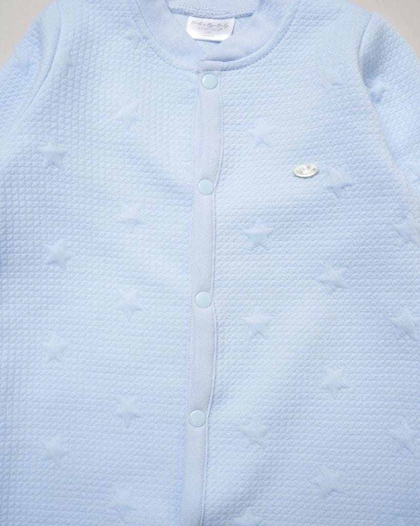 Baby Boys Star textured Layette Set rock a bye baby