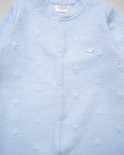 Baby Boys Star textured Layette Set rock a bye baby