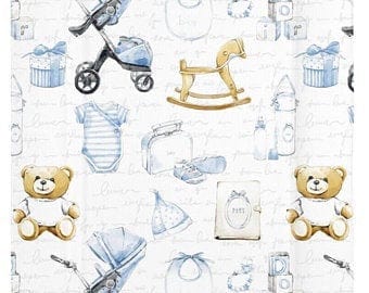 Baby Boys Vintage Style Changing Mat General MollyDoo   