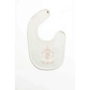 Baby First Beige Carousel Bib