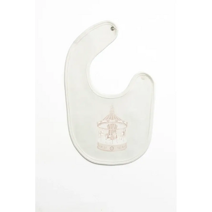 Baby First Beige Carousel Bib