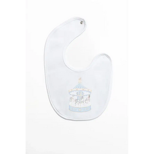 Baby First Blue Carousel Bib