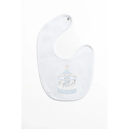 Baby First Blue Carousel Bib