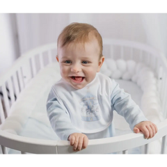 Baby First Blue Carousel Bib